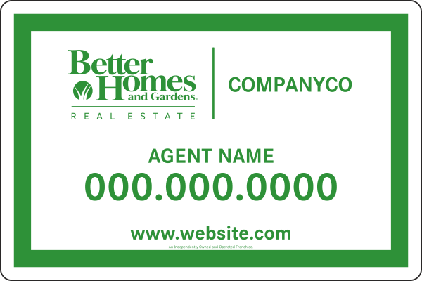 Magnetic Sign For Vehicle Advertising, 12"H X 18"W