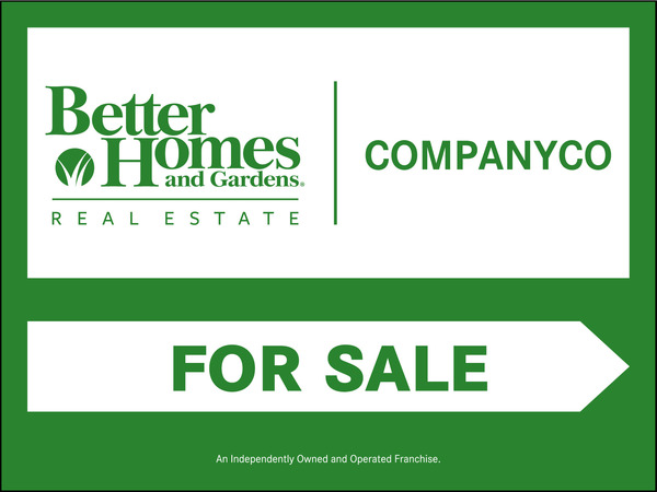 For Sale Sign Panel, 4mm Corrugated Plastic 18"H X 24"W