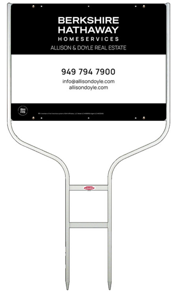 Round Rod Frame And Office Sign Panel Unit, 18"H X 24"W, Steel