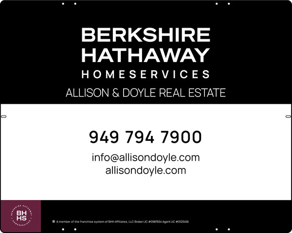 Office Sign Panel, 24"H X 30", Steel