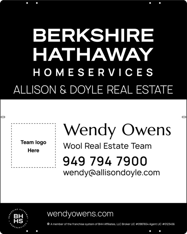 Team Logo Sign Panel, 30"H X 24", Steel