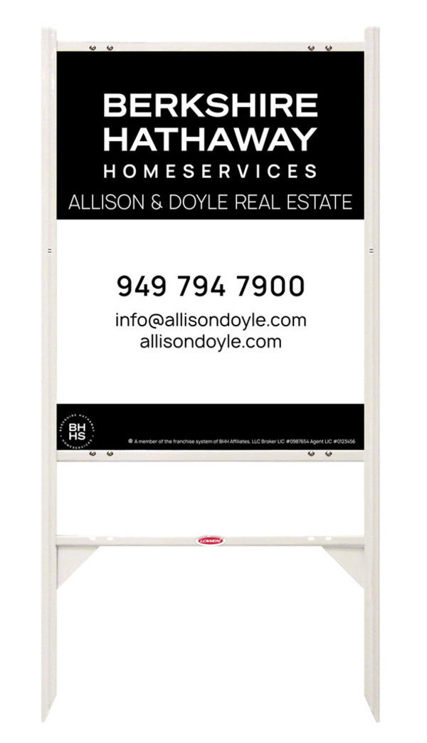 Angle Iron Frame And Office Sign Panel Unit, 30"H X 24"W, Steel