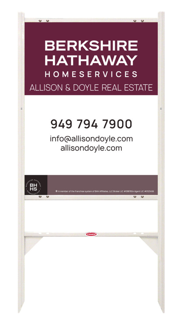 Angle Iron Frame And Office Sign Panel Unit, 30"H X 24"W, Steel