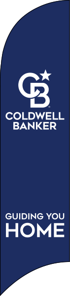 Coldwell Banker&reg; Real Estate GUIDING YOU HOME FEATHER FLAG ONLY, 10-foot