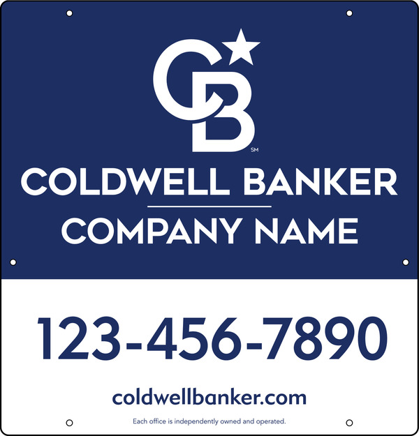 Reflective Office Hanging Sign Panel, 25"H X 24"W, .063 Aluminum