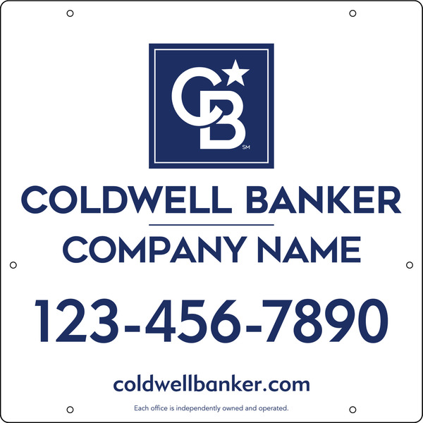 Office Hanging Sign Panel, 24"H X 24"W, .063 Aluminum