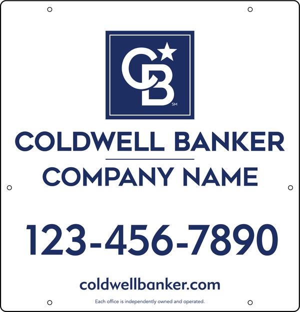 Reflective Office Hanging Sign Panel, 25"H X 24"W, .063 Aluminum