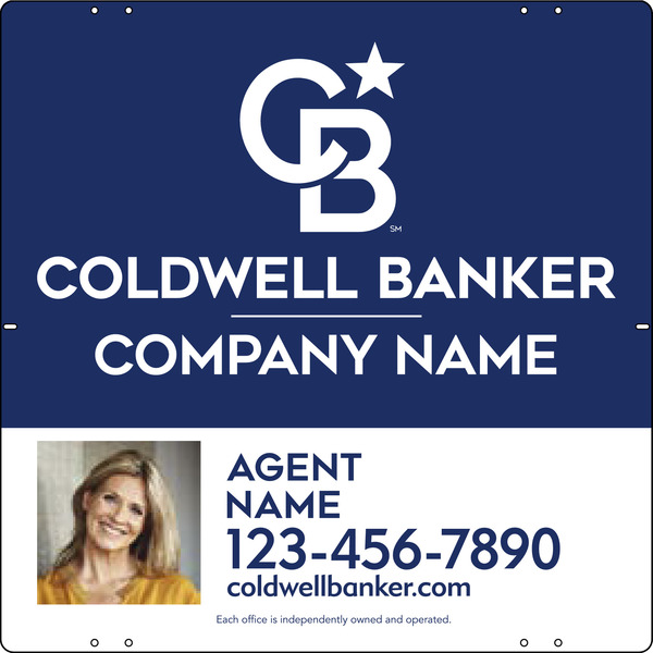 Agent Photo Sign Panel, 24"H X 24"W, .040 Aluminum