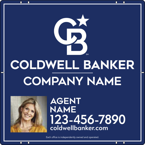 Agent Photo Sign Panel, 24"H X 24"W, Poly