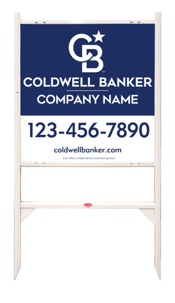 Angle Iron Frame And Reflective Office Sign Panel Unit, 24"H X 24"W, .040 Aluminum