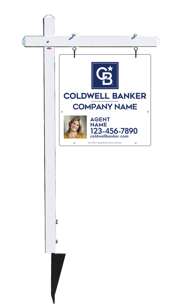 Sign Post And Reflective Agent Photo Sign Panel Unit, 24"H X 24"W, .063 Aluminum