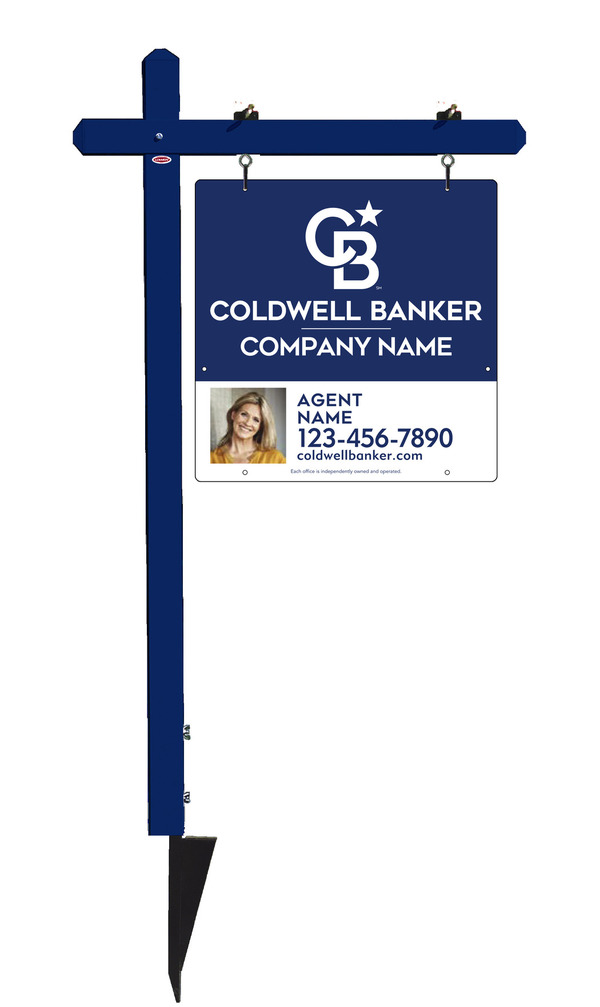 Sign Post And Reflective Agent Photo Sign Panel Unit, 24"H X 24"W, .063 Aluminum