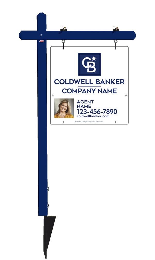 Sign Post And Reflective Agent Photo Sign Panel Unit, 24"H X 24"W, .063 Aluminum