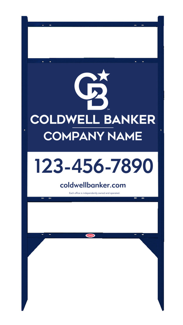 Angle Iron Frame W/ 2 Rider Inserts And Office Sign Panel Unit, 24"H X 24"W, .040 Aluminum