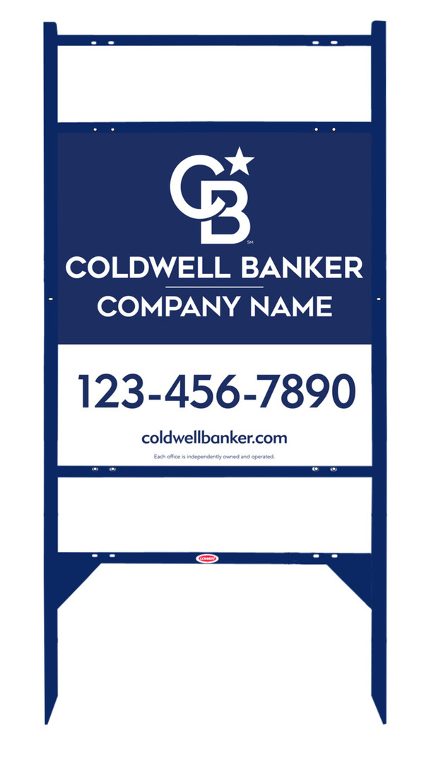 Angle Iron Frame W/ 2 Rider Inserts And Office Sign Panel Unit, 25"H X 24"W, Steel