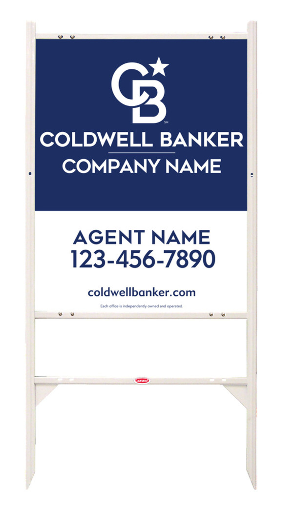 Angle Iron Frame And Agent Sign Panel Unit, 30"H X 24"W, .040 Aluminum