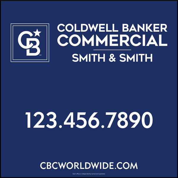 Commercial Office Sign Panel, Df, 48"H X 48"W, 10mm Corrugated Plastic