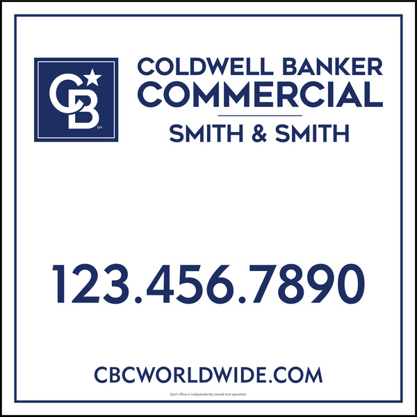 Commercial Office Sign Panel, Sf, 48"H X 48"W, 10mm Corrugated Plastic