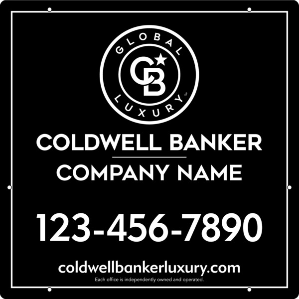 Office Hanging Sign Panel, 24"H X 24"W, .063 Aluminum