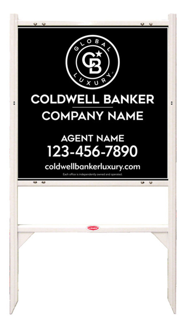 Angle Iron Frame And Agent Sign Panel Unit, 24"H X 24"W, .040 Aluminum