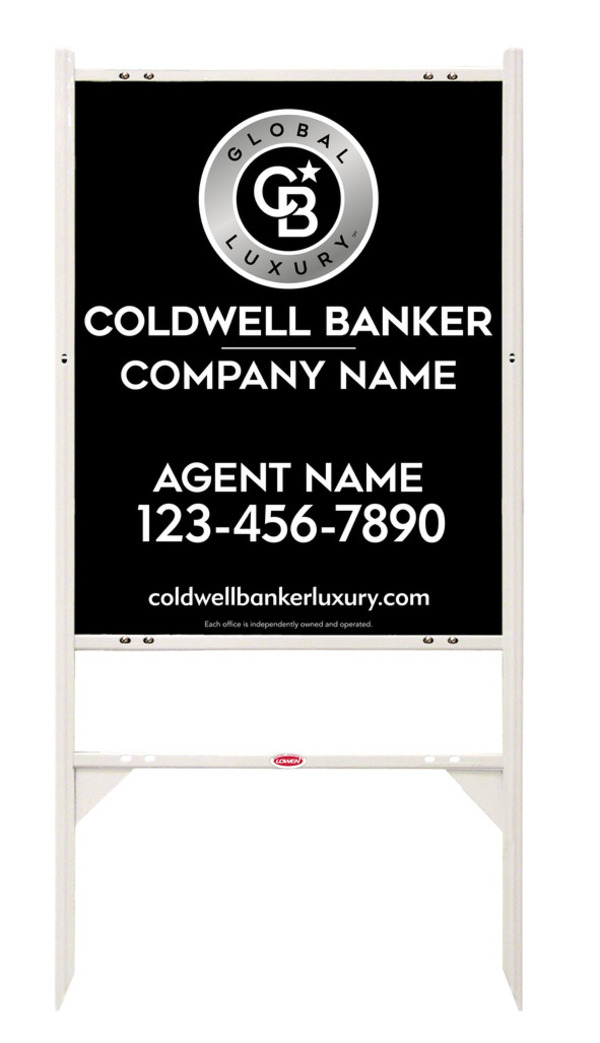 Angle Iron Frame And Reflective Agent Sign Panel Unit, 30"H X 24"W, 3mm Aluminum Composite