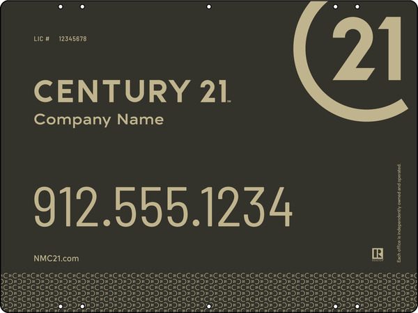 Aluminum Composite Reflective Yard Panel 18X24 Df - C21 | Lowen Sign