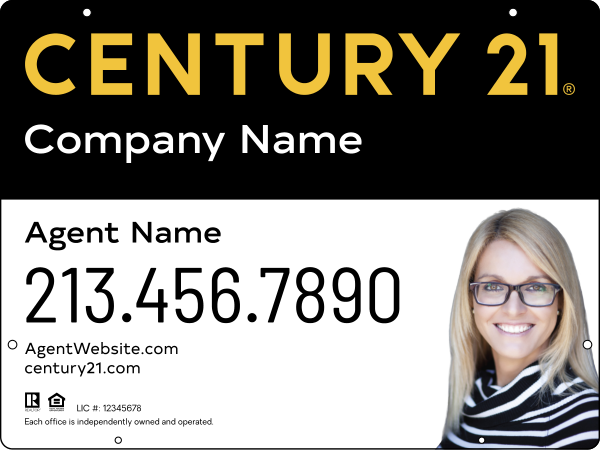 CENTURY 21&reg; Steel Hanging Panel 18x24 DF - Century 21 | Lowen Sign