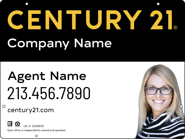 CENTURY 21&reg; Steel Hanging Panel 18x24 DF - Century 21 | Lowen Sign