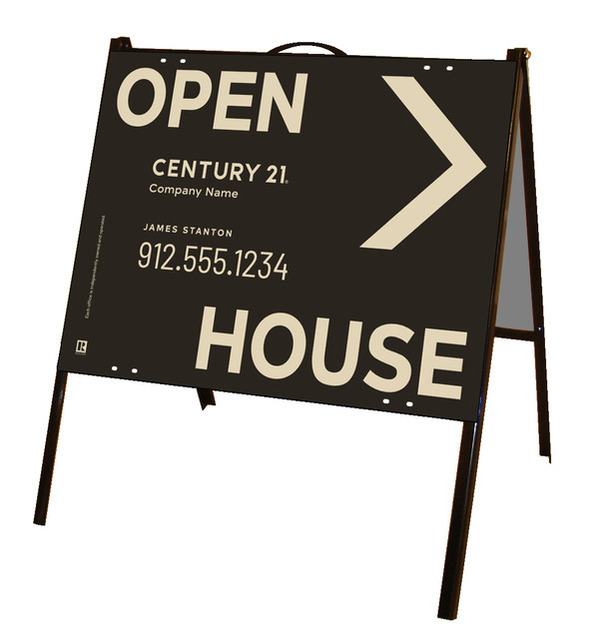 Poly A-Frame Unit Open House 18X24 Standard - Century 21 | Lowen Sign