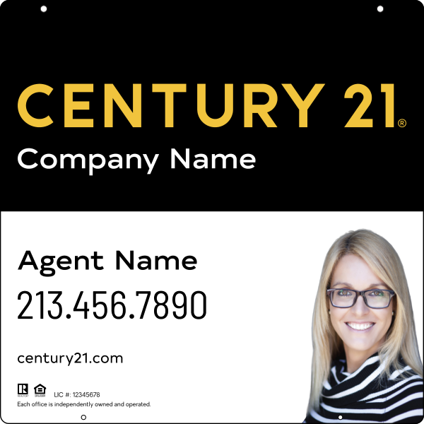 CENTURY 21&reg; Steel Hanging Panel 24x24 DF - Century 21 | Lowen Sign