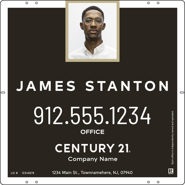 Aluminum Composite Agent Photo Centric Yard Panel 24X24 - C21