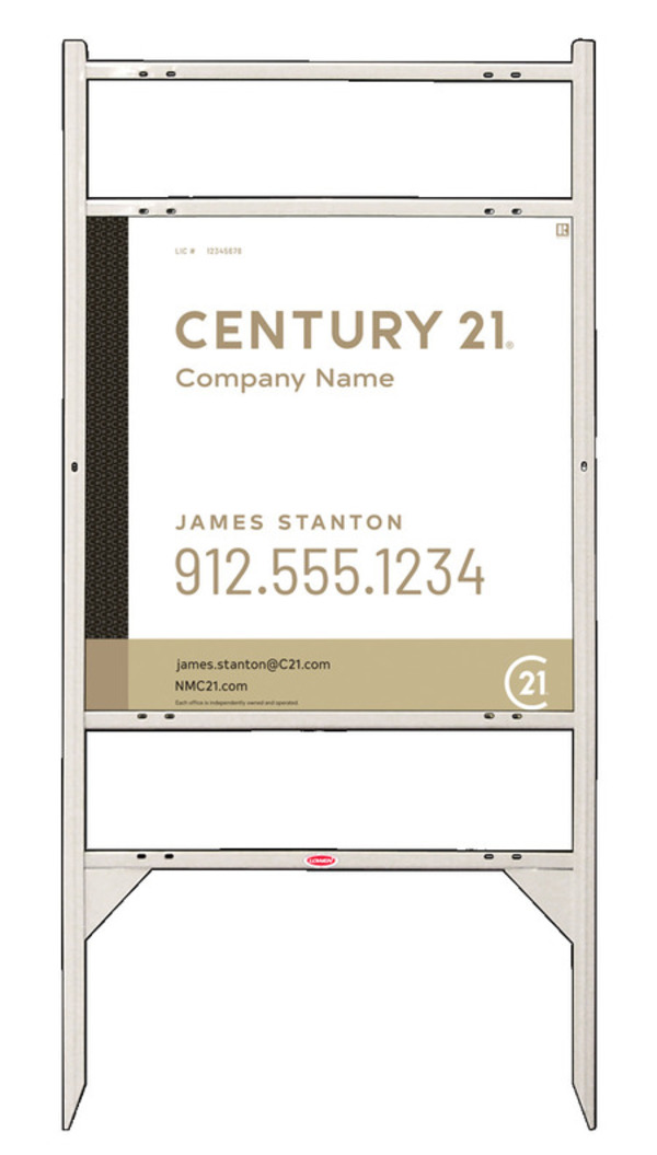 Thor Frame Two Riders Aluminum Panel Unit 24X24 White - C21 | Lowen Sign