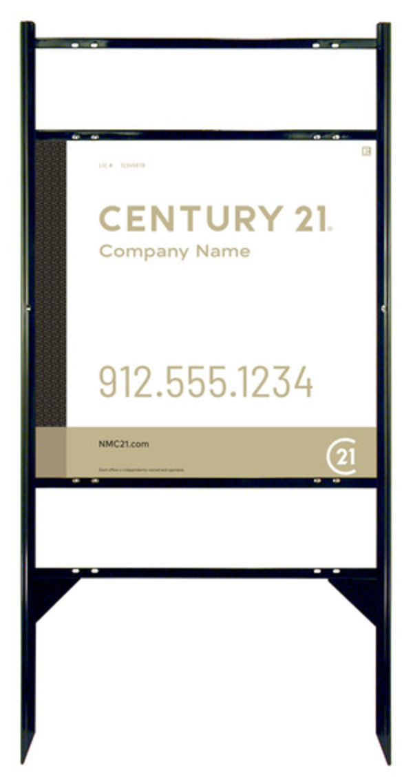Thor Frame Unit 24X24 Aluminum  Gold - Century 21 | Lowen Sign
