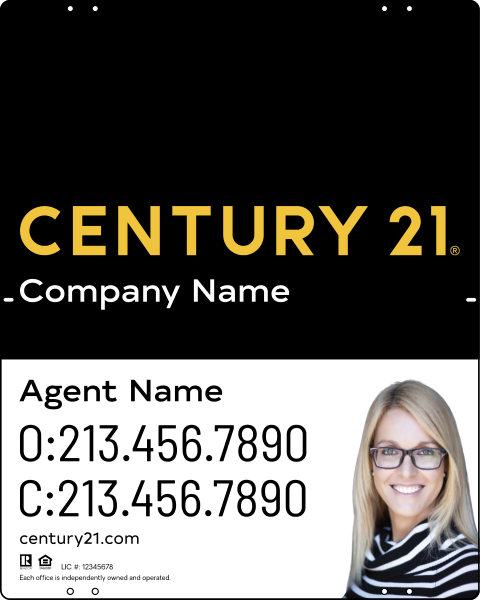 CENTURY 21&reg; Steel Yard Sign Panel 30x24 DF - Century 21 | Lowen Sign
