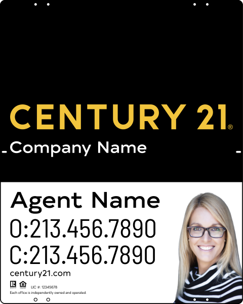 CENTURY 21&reg; Steel Yard Sign Panel 30x24 DF - Century 21 | Lowen Sign