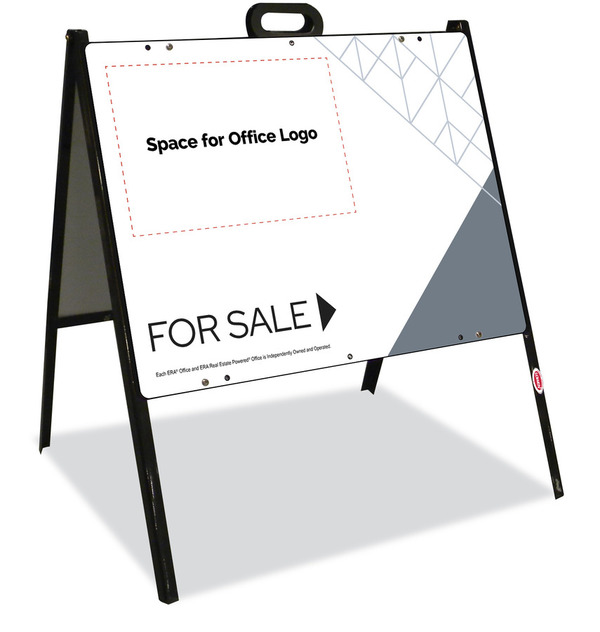 A-Frame And For Sale Sign Panel Unit, 18"H X 24"W, Steel