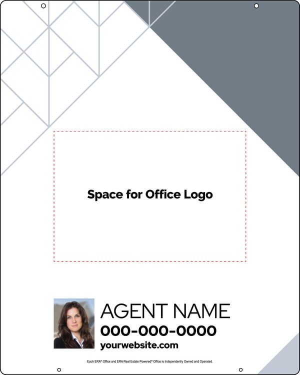 Hanging Photo Sign Panel, 30"H X 24"W, Steel