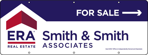 For Sale Sign Panel, 24 GA Steel 9"H X 24"W
