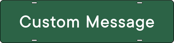 Custom Copy Sign Rider, 6"H X 24"W, .090 Poly