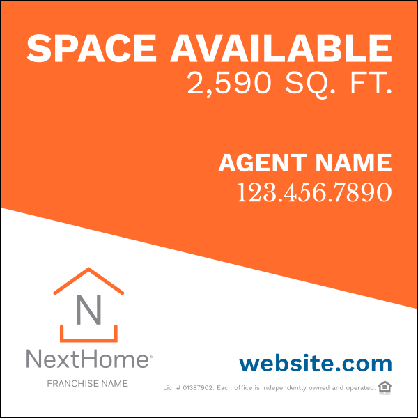 Commercial Agent Panel (Df), 48"H X 48"W, 3mm Aluminum Composite