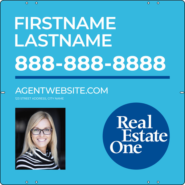 Reflective Agent Photo Sign Panel, 24"H X 24"W, .040 Aluminum