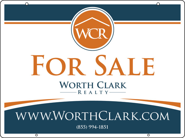 Hanging Office Sign Panel, 18"H X 24"W, Steel