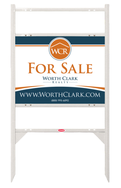 Angle Iron Frame W/ 2 Rider Inserts And Office Sign Panel Unit, 18"H X 24"W, Steel