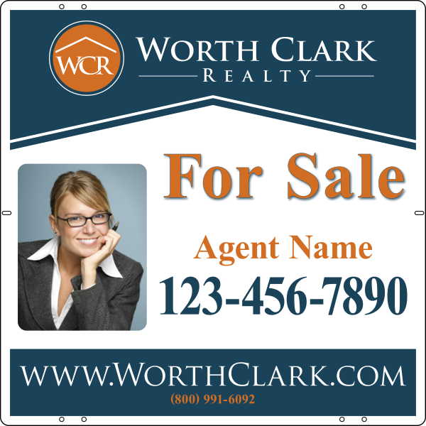 Reflective Photo Sign Panel, 24"H X 24"W, Steel