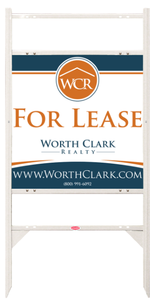 Angle Iron Frame W/ 2 Rider Inserts And Office Sign Panel Unit, 24"H X 24"W, Steel