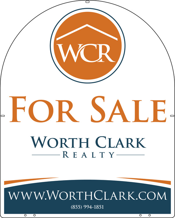 Arc Shape Office Sign Panel, 30"H X 24"W, Steel