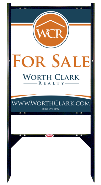 Angle Iron Frame W/ 1 Rider Inserts And Office Sign Panel Unit, 30"H X 24"W, Steel