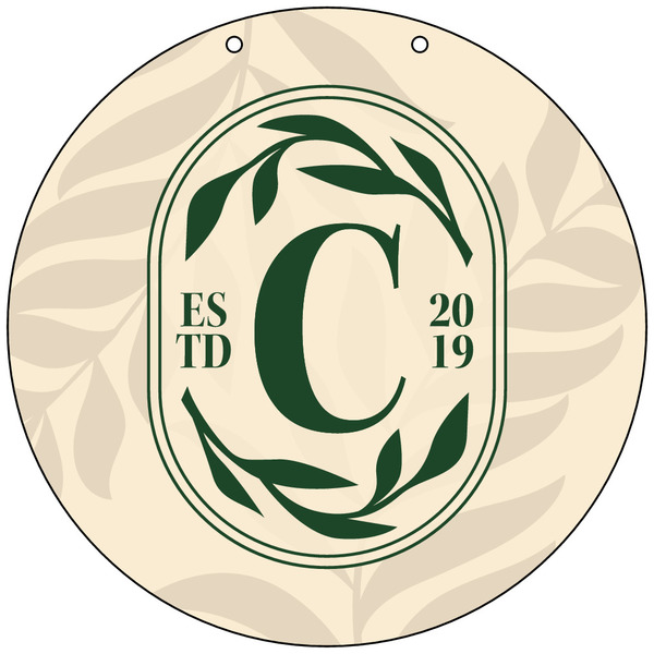 Door Hanger Sign Panel, 14h x 14w, 3mm Aluminumm Composite