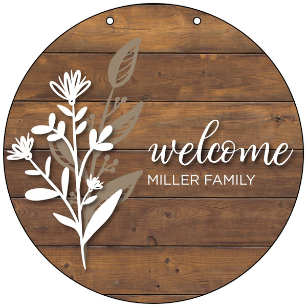 Door Hanger Sign Panel, 14h x 14w, 3mm Aluminumm Composite