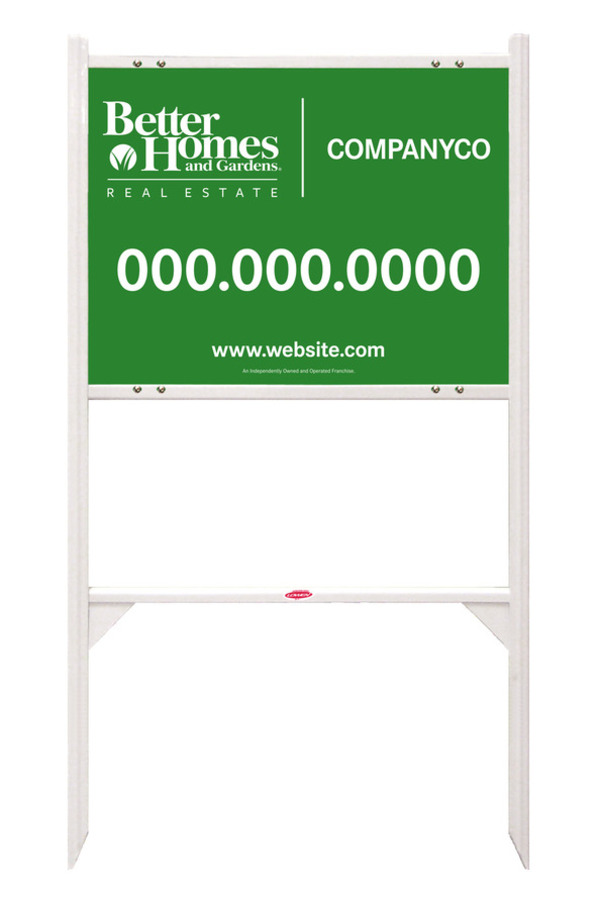 Angle Iron Frame and Sign Panel Unit, 18h x 24w